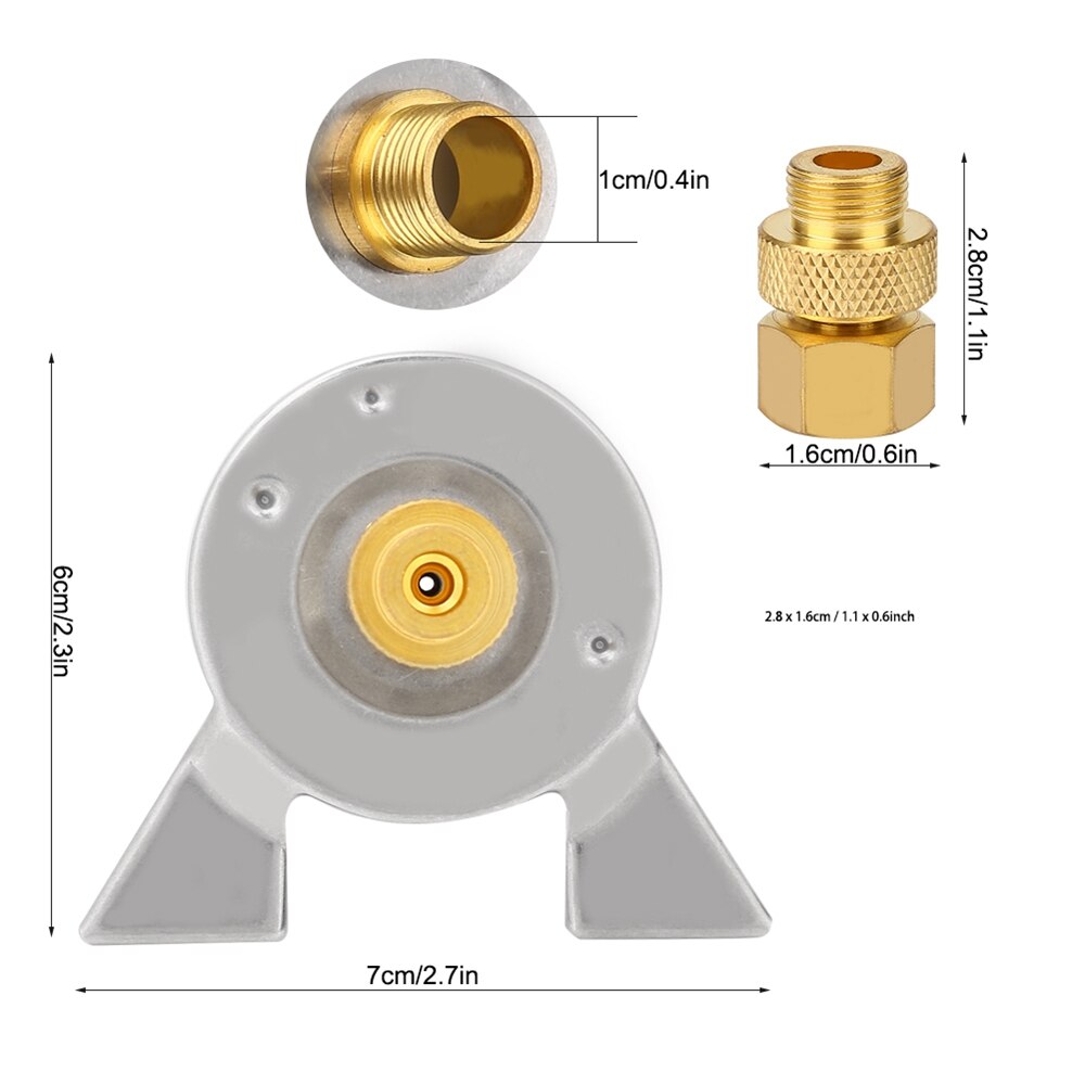 Barbecue Grill Picknick Camping Stove Split Converter Connector Gas Tank Adapter Outdoor Statief Gasfornuis Connector Gas Oven