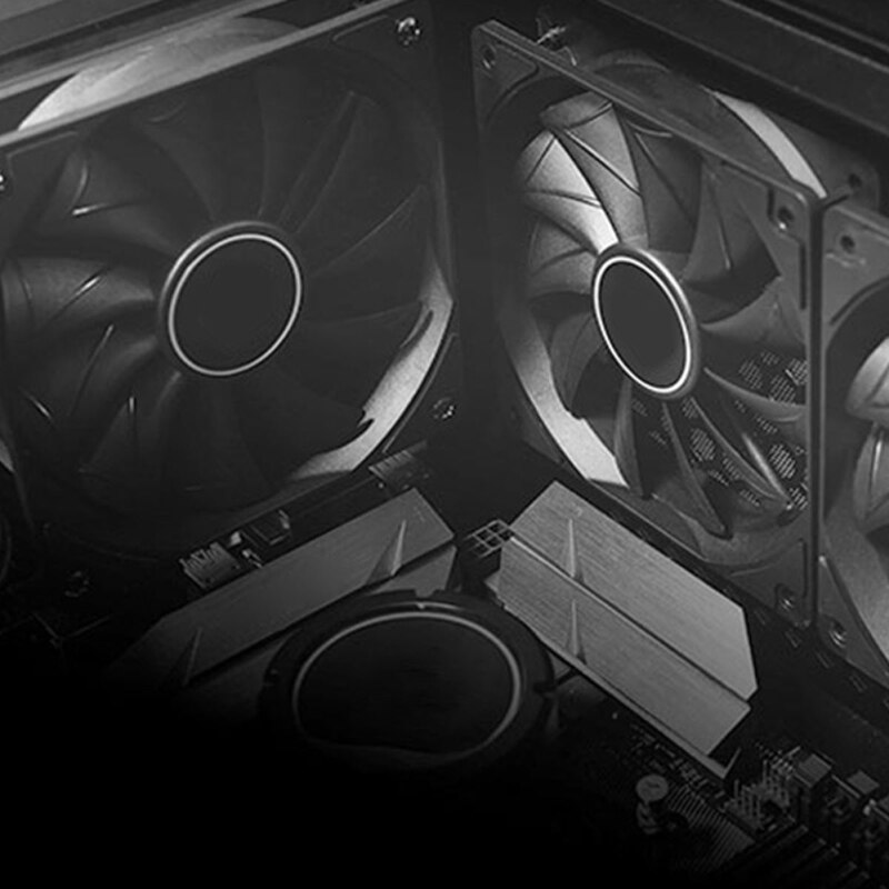 4 Pin 120MM 1800RPM PWM PC Case Fan Speed Adjustable High Airflow CPU Radiator Long Life Ultra Quiet Computer Cooling Fan