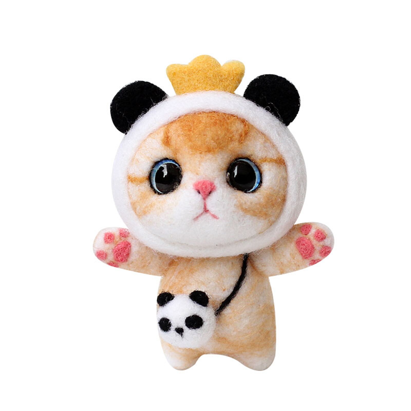 1 Set DIY Wool Needle Felting Kit Needle Felting Beginner Kits with Instructions and Needle Felting Basic Tools TB