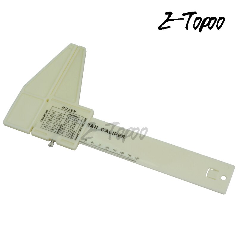 140mm de plástico médica pinza 0-14cm calibre Vitruvio médica regla para el codo gobernante cuerpo calibrador de pliegues cutáneos ANTROPOMETRO /ANTROPO