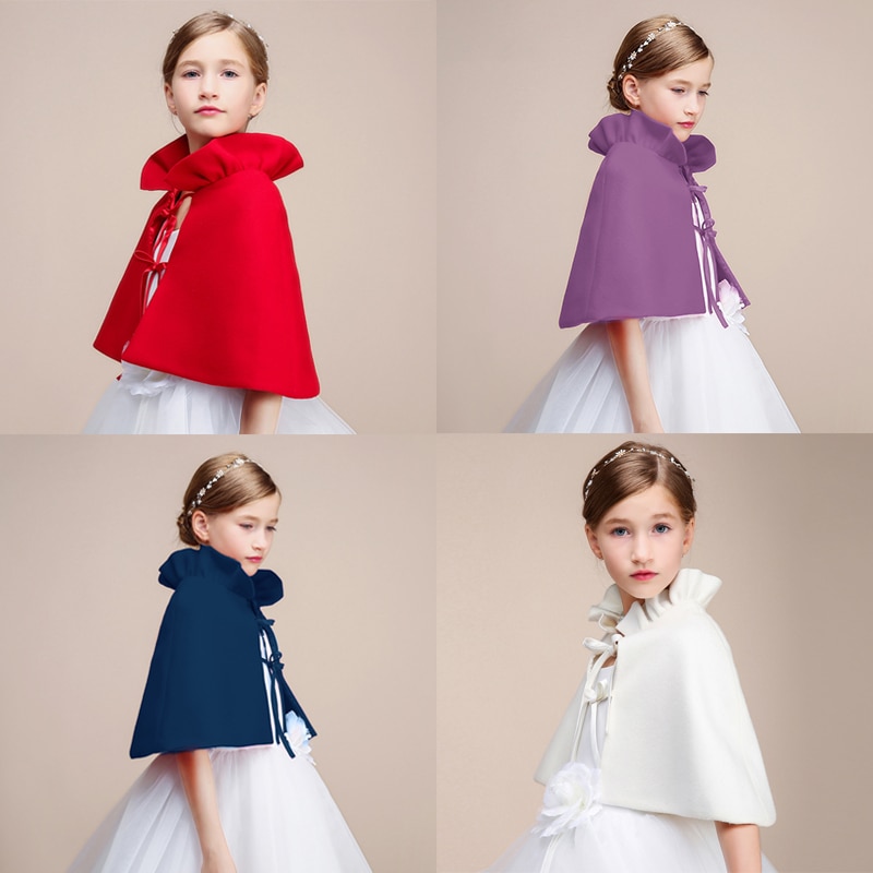 Bolero banquet party graduation prayer Jesus cross church dress shawl cape waistcoat cloak girls cloak kids cloak