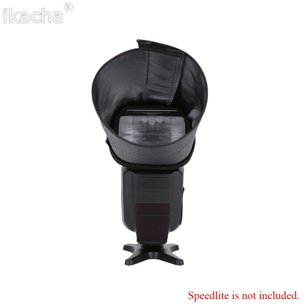 Universial Inklapbare Snoot Reflector Flash Diffuser voor Canon YongNuo Nikon Sony Penatx Mezt Speedlite Flash