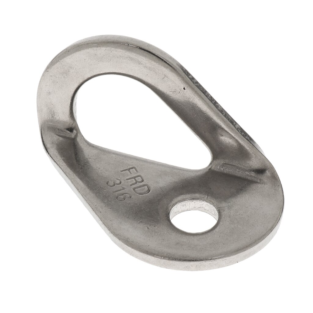 30KN Durable Mountaineering Rock Climbing Caving Anchor Bolt Hanger Plate Silver