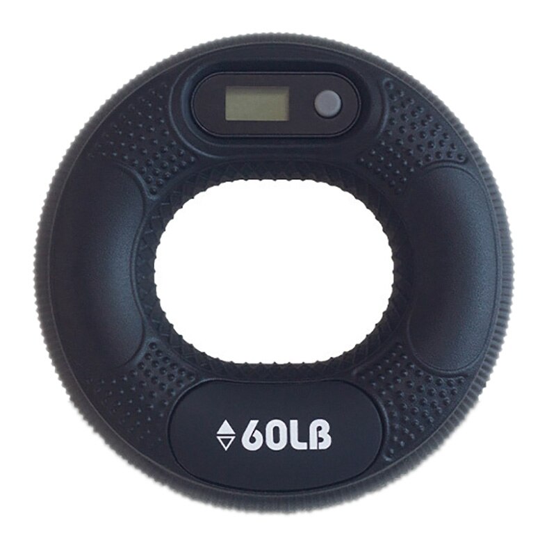 Tellen Grip Kracht Trainer Grip Trainer Siliconen Ringen Vinger Weerstand Oefening Knijper: Black