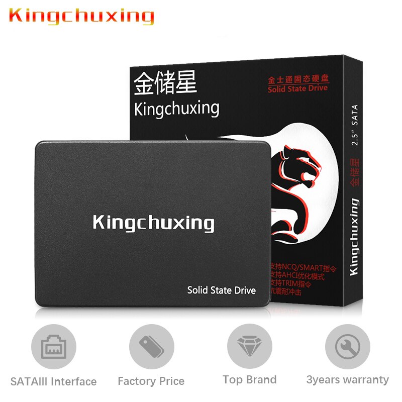 Disque dur 2.5 pouces SSD 2.5 "SATAIII 3 500GB 1 to 2 to disque SSD interne pour ordinateur portable de bureau Kingchuxing