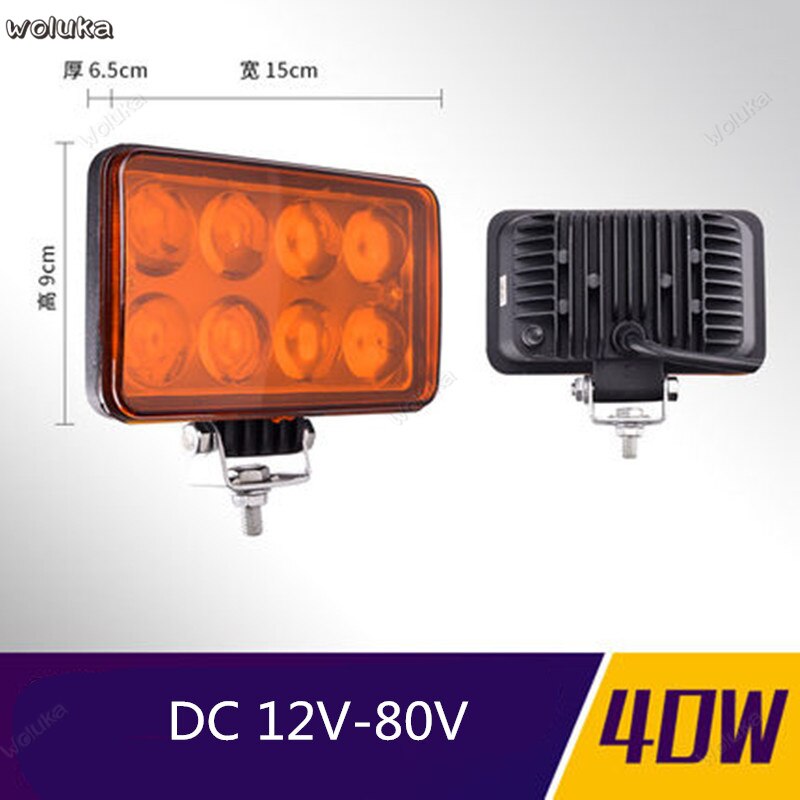 LED truck spotlight car 12V 24V super bright fog light reversing light tractor modified long strip spotlight CD50 Q04: K