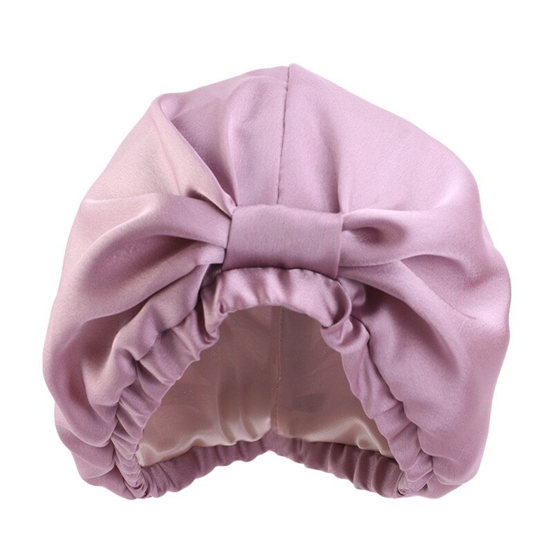 Muslim silke turban caps for kvinner satin panseret hette elastisk skjerf lue damer hårtap chemo cap hår tilbehør