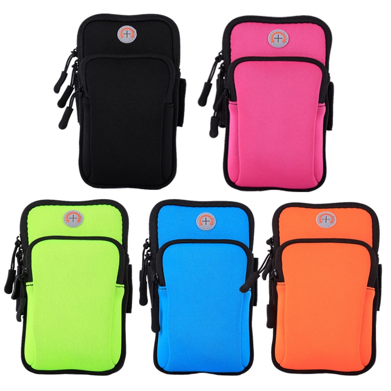 Armbånd sport til nokia 6 7 8 9 etui unisex sport løpepose mobiltelefon holder tilbehør på hånden