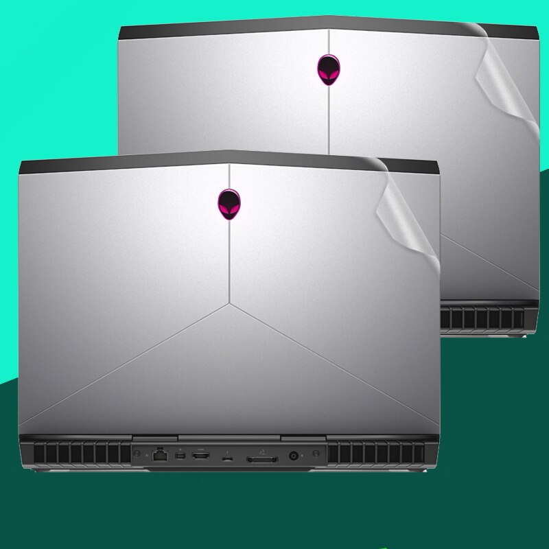 Laptop Sticker Decal Skin Carbon fiber Cover Protector for Alienware M15 R1 15.6": Transparent frosted