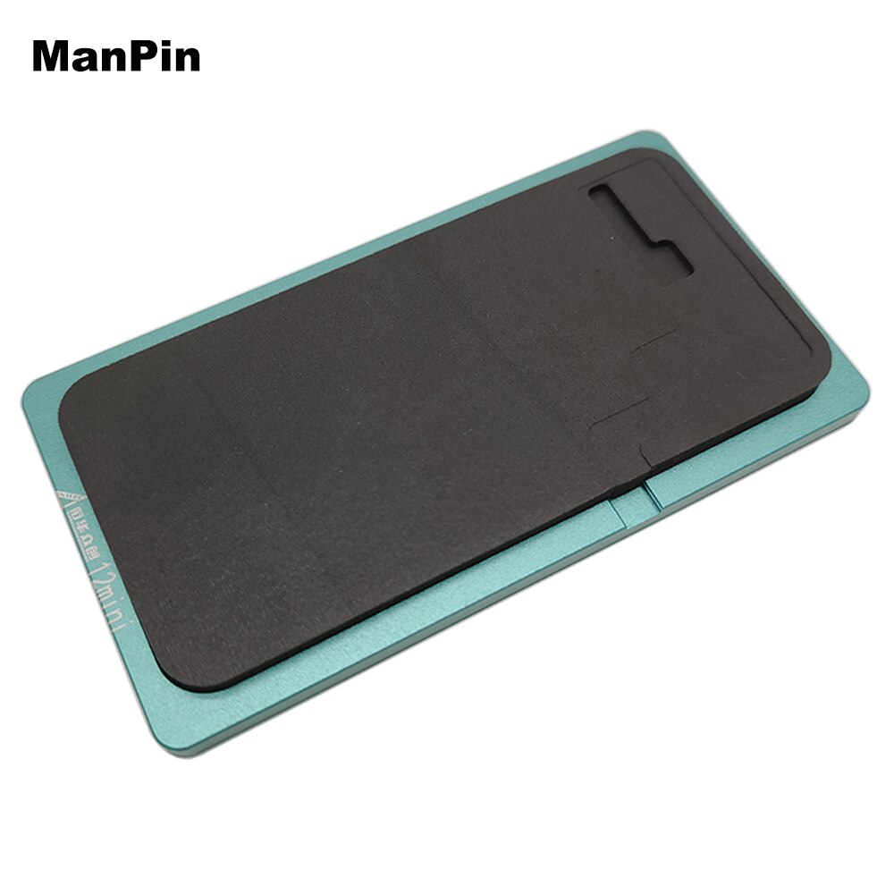 Lcd-bildschirm-oca-laminier-metallform für iphone 12 pro max, mini 11 pro, xs, x, xr mit weichem schwamm, kein falten, flexkabel, handy-ersatz