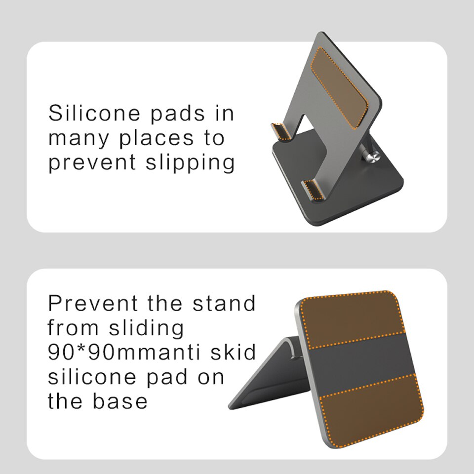 Outmix tablet-ständer, verstellbarer tischständer, faltbare halterung, dockingstation für ipad pro 11, 10.2 air, mini, samsung, xiaomi, huawei