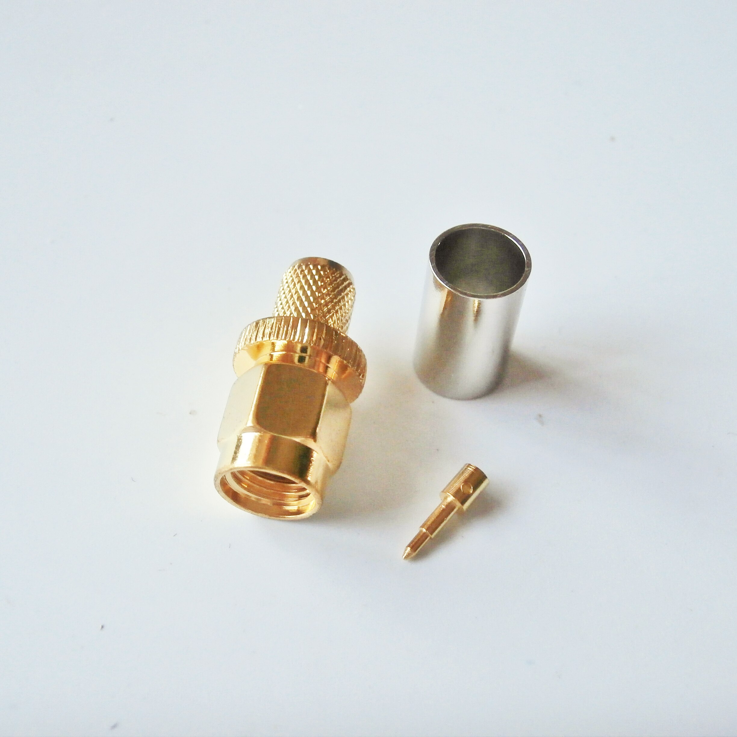 1PCS Connector SMA Male plug crimp RG8X RG-8X LMR240 cable Straight