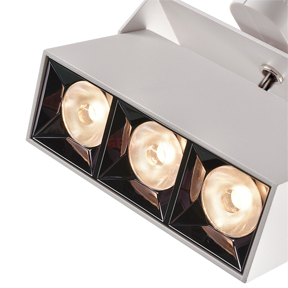 Luzes de Pista LED ajustáveis, Holofotes, Lâmpadas de Teto, Decoração de Casa, Loja Interior, Iluminação, Regulável, 110V, 220V