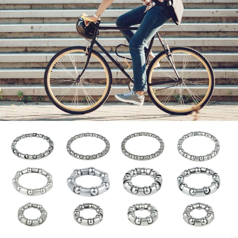 P88E 8pcs Bicicletas bicicleta Forquel Buardador soporte Bottoming Bolas acero carbono Retener los auriculares