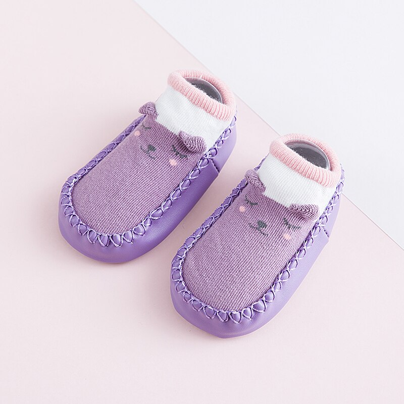 Zeven & Mami Lente Zachte Bodem Cartoon Floor Sokken Antislip Peuter Meisje Jongen Schoenen Floor Sokken Kinderen Kids indoor Leren Zool: TX002-1 / S(10-18M)