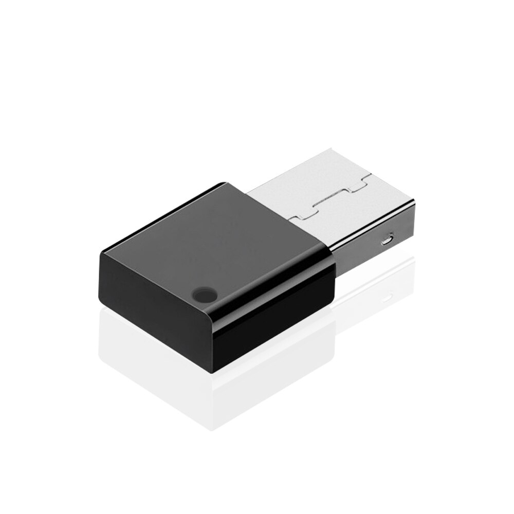 KebiduWireless-Adaptador USB Bluetooth 5,0, Dongle, receptor de sonido y música, transmisor Bluetooth para ordenador y PC: Black