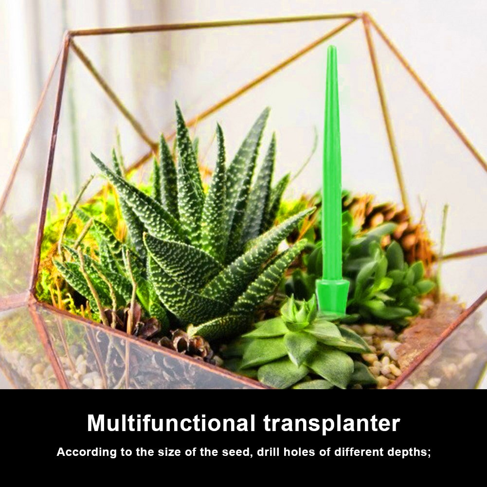 Transplanting Seedling Planting Tool Garden Lifter Planter Succulent Bonsai Fertilizer Digging Drilling Apparatus Seedling DIY