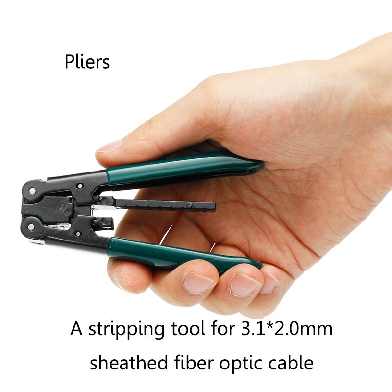 Fiber Optic FTTH Splice Tool Kit FC-6S Cable Cutting Knife Cold Contact Dedicated Metal Fiber Cutter Cleaver Power Meter