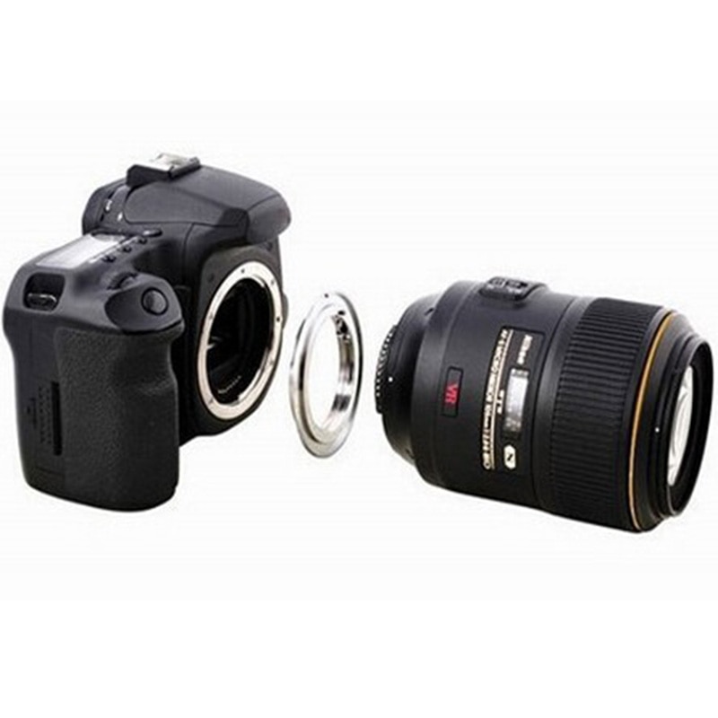Objektiv Adapter Ring für Nikon F (Nicht-AI, Ai, AIS) objektiv FÜR Kanon EOS EF AI-EOS 550d 60d 5d3 700d 7d 50d 5d2 6d Durcheinander silber