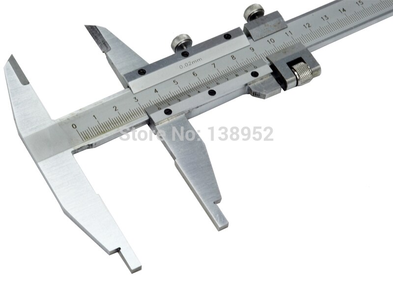 Calibrador Vernier de acero con mordazas de Nip, calibrador deslizante de 0-300mm, 12 pulgadas, 4 vías de medición, 300mm