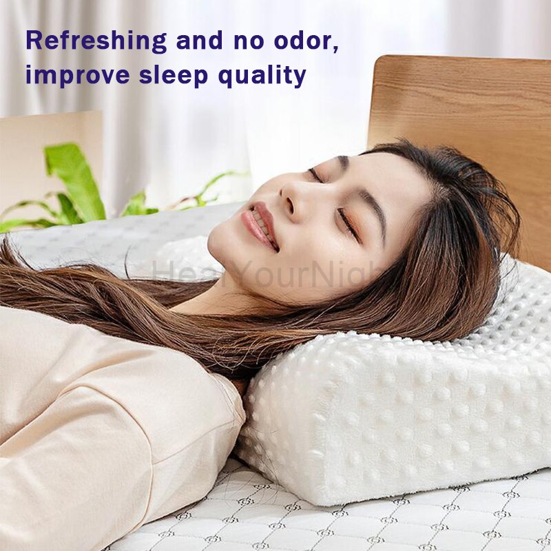 Memory Foam Kussen Orthopedisch Kussen Trage Rebound Nek Bescherming Zacht Kussen Massage Cervicale Gezondheidszorg Kussen Beddengoed Kussen