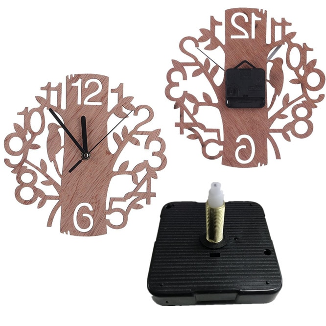 3 Jaar Garantie Stille Muur Quartz Uurwerk Mechanisme As 28Mm Diy Reparatie Onderdelen Horloge Wandklok Beweging Met handen