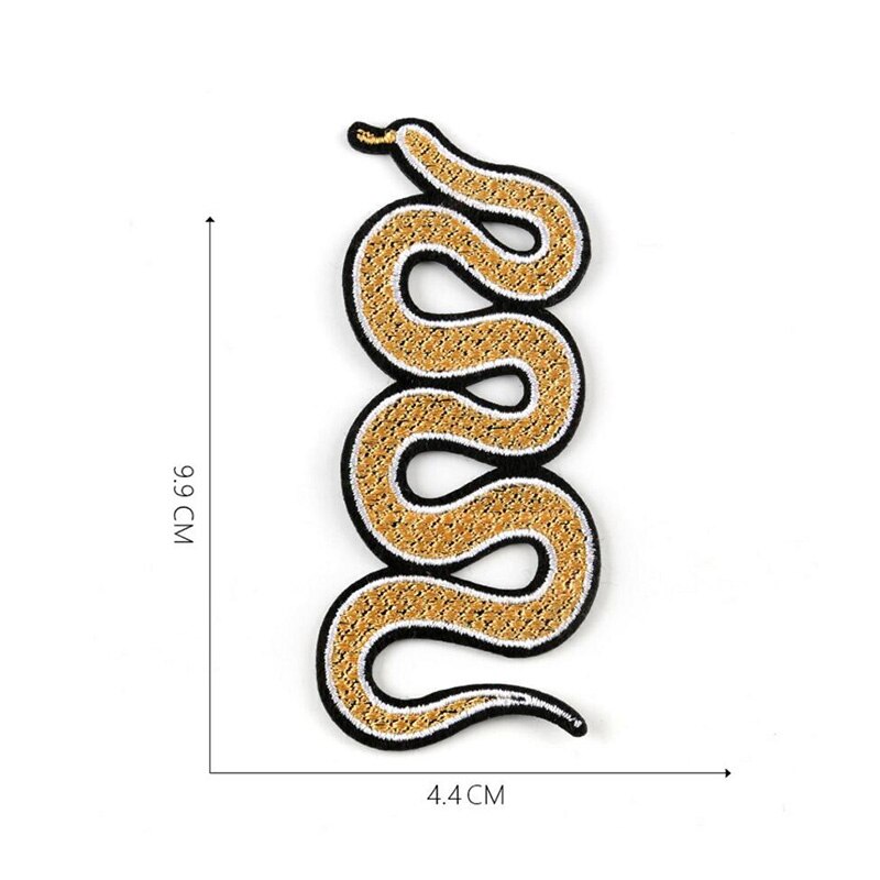 Big Snake Embroidery Patch DIY Patches For Clothing Applique Iron On Patches Sticker Badge DIY Apparel Accessories: 5