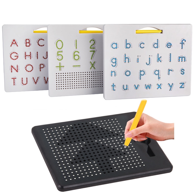 2 In 1 Magnetic Drawing Board Alphabet Letter Tracing Board Educational Letters Read Write Learning Alphabet toys Preschool