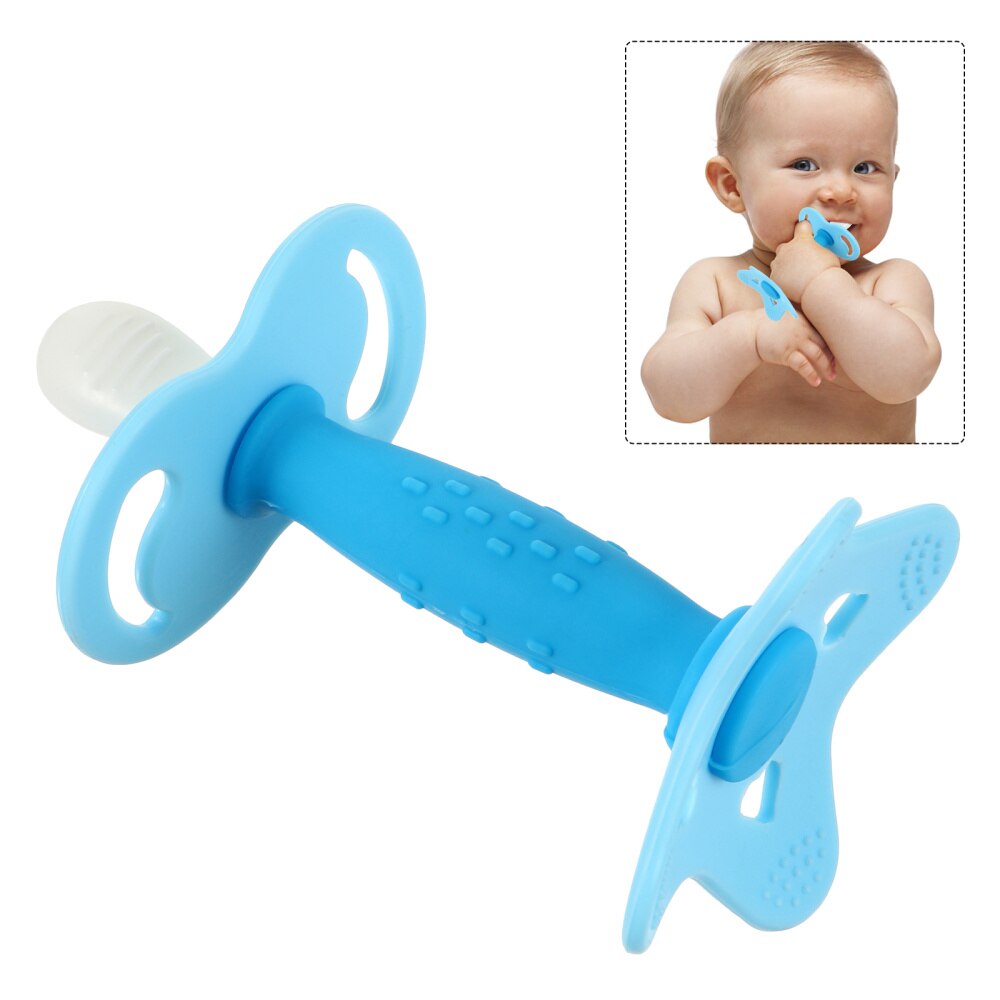 1Pc massaggiagengive leggero portatile in silicone giocattolo per dentizione per bambini denti molari per asta giocattolo per macinazione per bambini piccoli