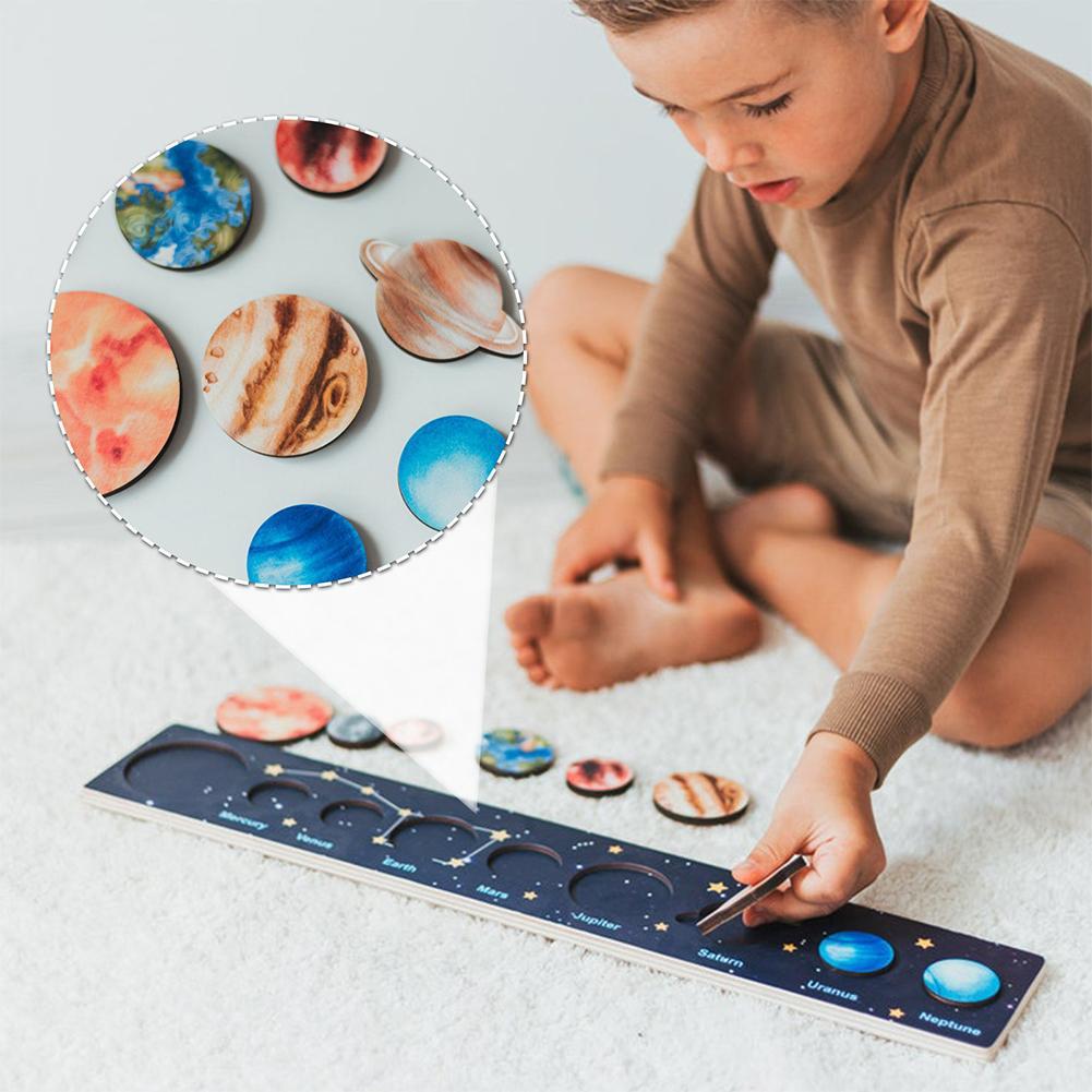 Jouet éducatif pour enfants, Puzzle 3D, système solaire, étoiles, planètes, Science, , nouveauté