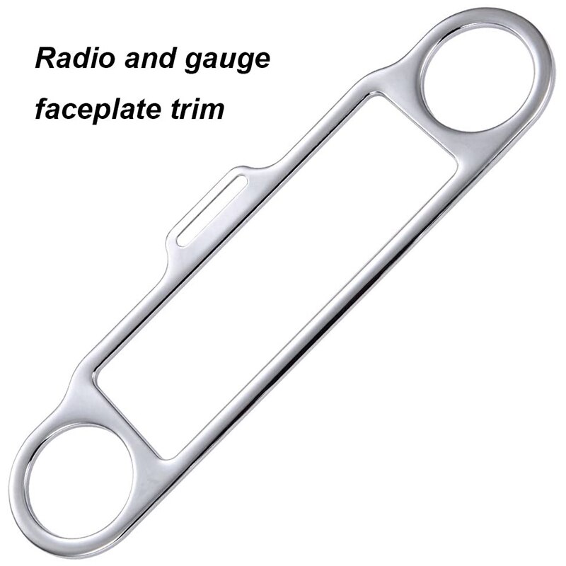 9 PCS Stereo Accent Speeeter Speaker Trim Ring Set for Electra Street Glide Ultra Classic Models 1986