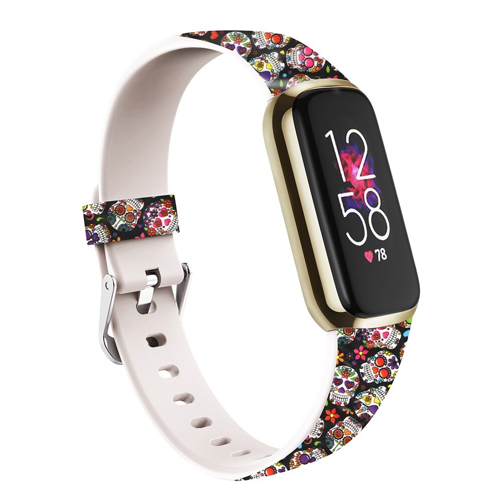 Wrist Strap For Fitbit Luxe Watch Band For Fitbit Luxe Bracelet Soft Silicone Loop Smart Watch Accessories Replacement Belt