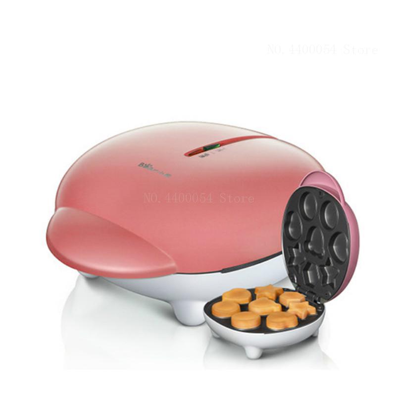 Mini elektrisk automatisk donut kage bagning maskine husstand non-stick kage donut crepe pandekage beslutningstagere 220v/600w