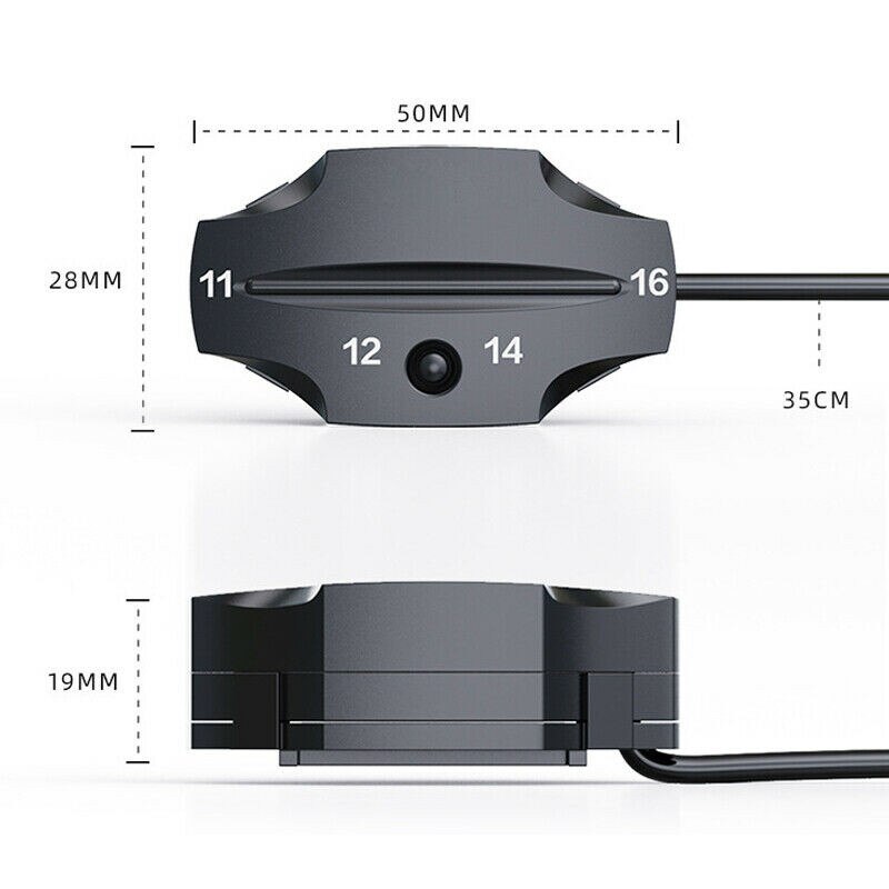 12V Motorcycle Volt Tester Accessories Digital LED Display Volt Tester