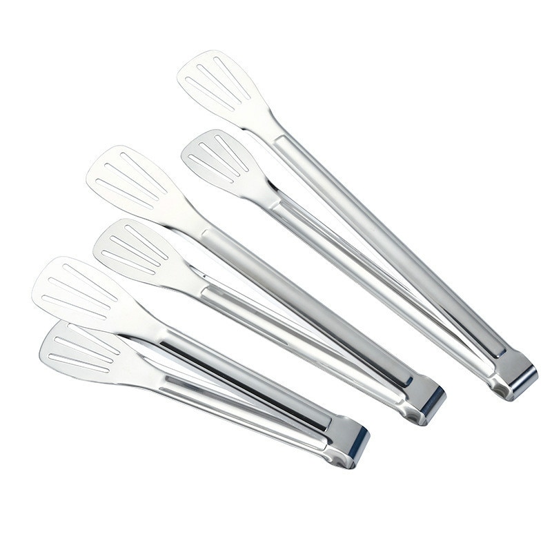 Rustfritt stål 14 tommer lange matklemmer brødklemme grilltang grille grilling bbq tilbehør buffet kjøkkenutstyr