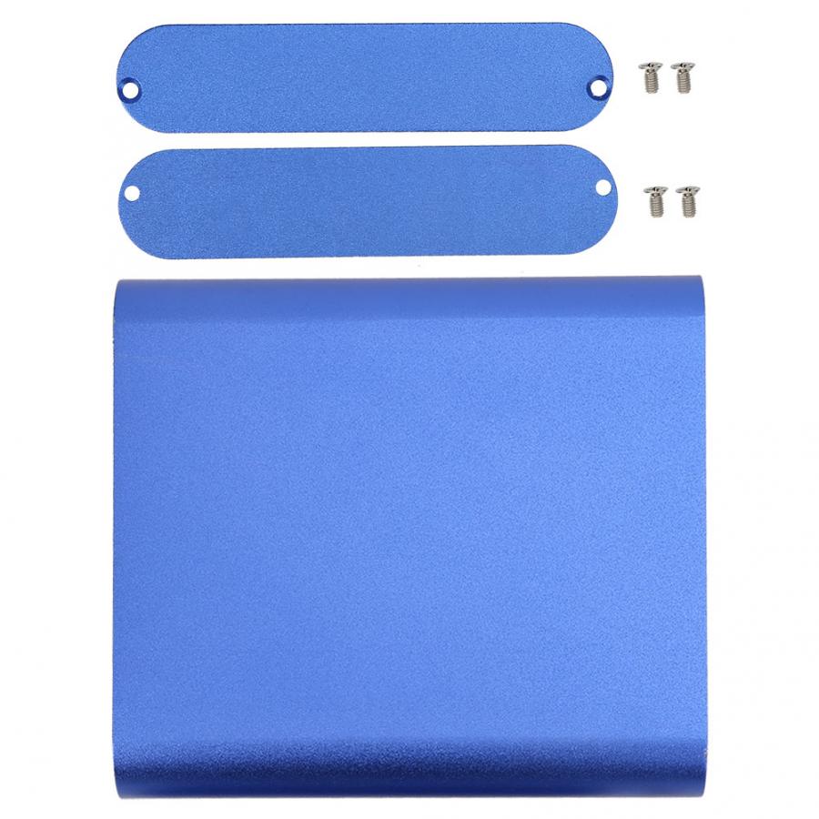 Electronic DIY Aluminum Box Aluminum Project Box Matte Blue DIY Electronic Product Heat Dissipation Casing 26x108x120mm