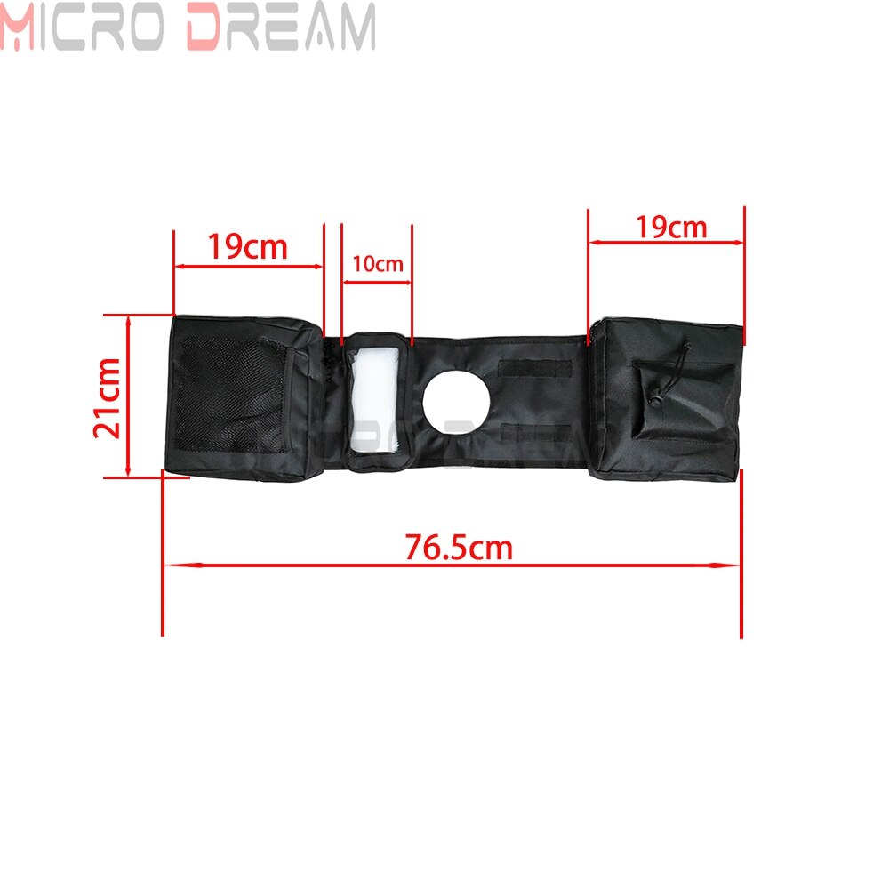 Motorrad ATV Lagerung Tasche Verknüpfungen Rechte Seite Sattel Schwinge Werkzeug Tasche Motorrad 600D Wasserdichte Oxford Tuch Gepäck Sattel