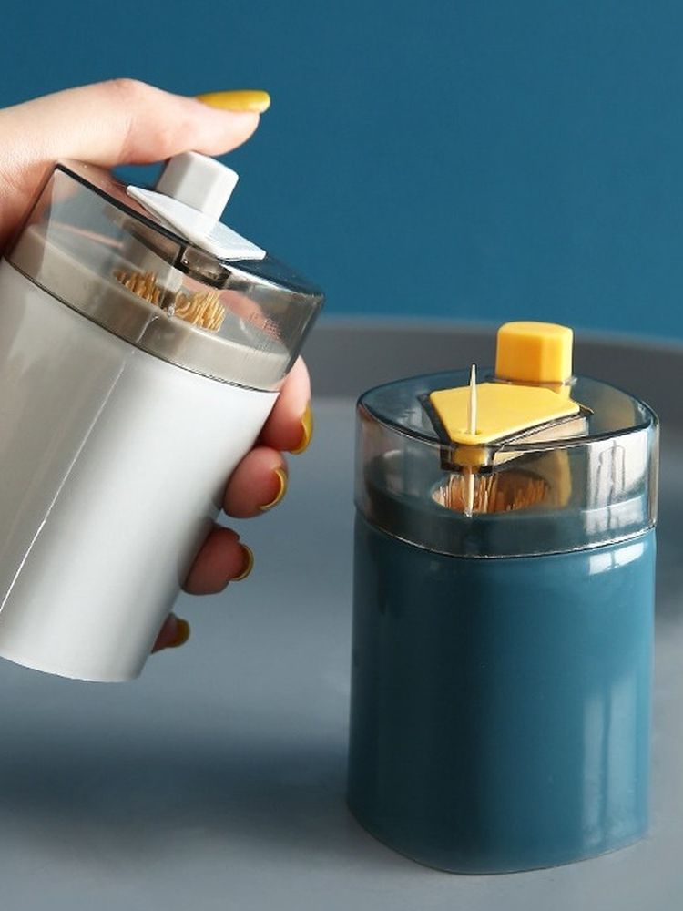 Tandenstoker Houder, Automatische Tandenstoker Dispenser Tandenstoker Doos Tandenstoker Houder Dispenser Roestvrij Staal Tandensto