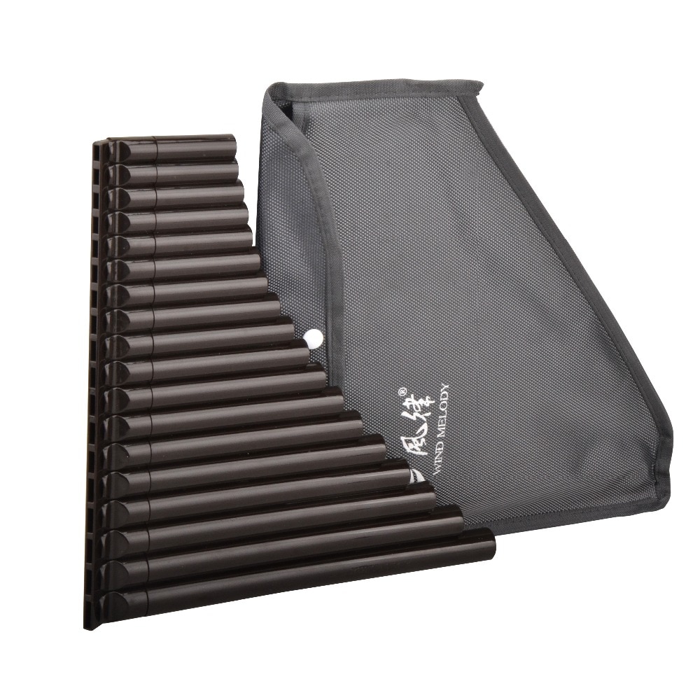 18 Pipes Pan Flute Alto C 18 Tube ABS Resin Panflute for Beginner Children Music Instrument