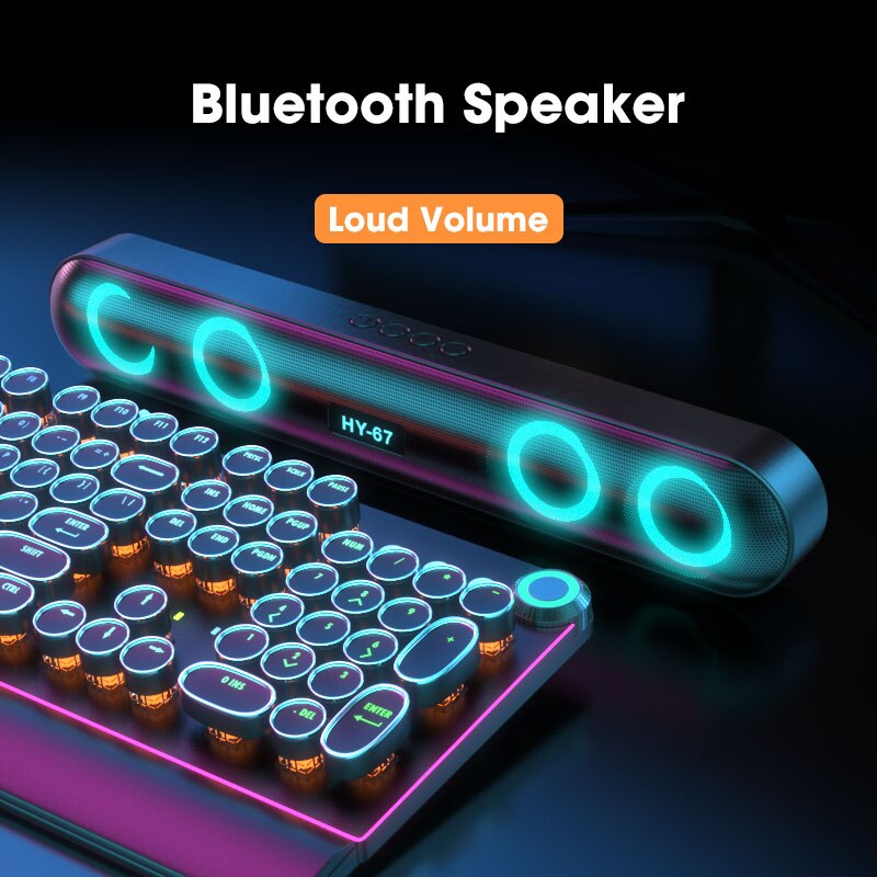 Cool Lichten Modus 4D Soundbar 5.0 Bluetooth Speakers Thuis Luidspreker Box 360 ° Surround Stereo Subwoofer Sound Bar Voor Pc laptop