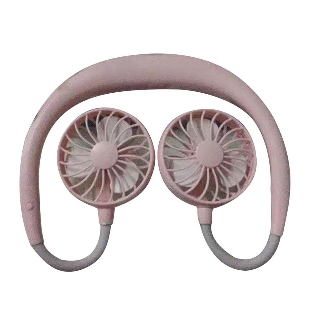 Przenośny leniwy sportowy wiszący szyjny wiatrak chłodzący wentylator zewnętrzny wygodny ładowanie USB kreatywny mini elektryczny wentylator chłodzący powietrze