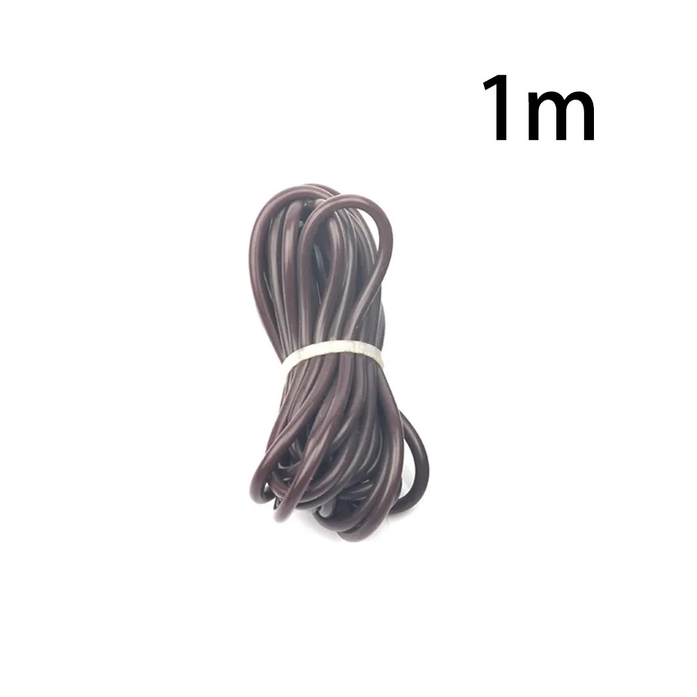 Aparejos de pesca, repuesto de cuerda, tubo de aparejo marrón, carpa, silicona, tubo de aparejo de tungsteno, aparejos antienredos, herramientas de pesca prácticas: BLANCO