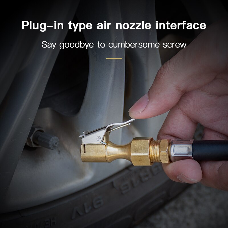 Tire digital display inflation meter High-precision tire inflation meter Tire inflation gun Pressure gauge