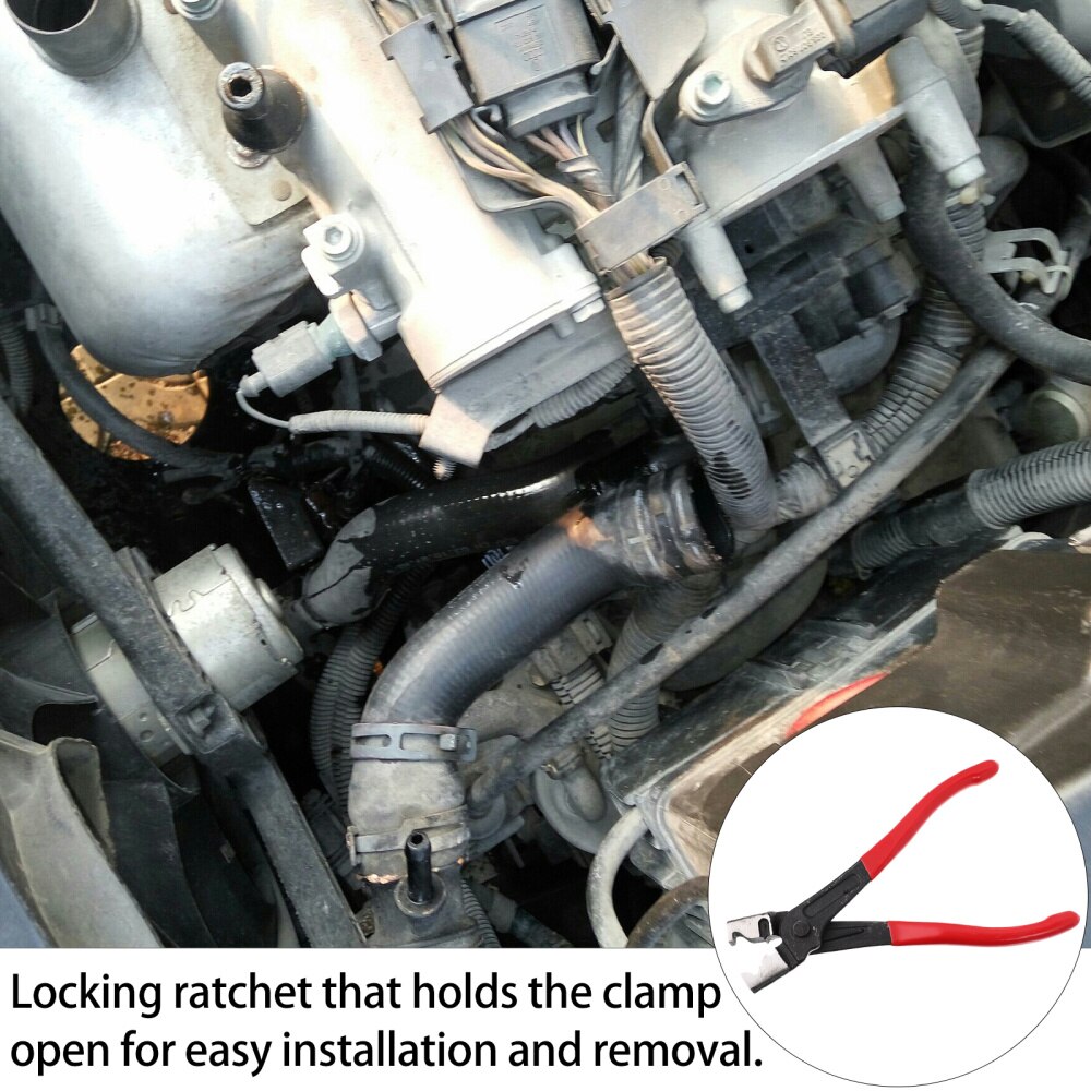 Steel Hose Clamp Pliers Repair Tool Kit Air Condition Removal Plier Tool