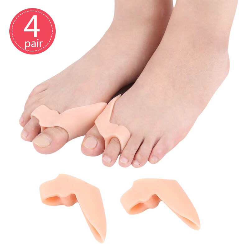 Corrector ortopédico para juanetes, separador de dedos del pie, almohadilla de corrección, herramienta para el cuidado del antepié, 1-4 pares: 4Pair G113