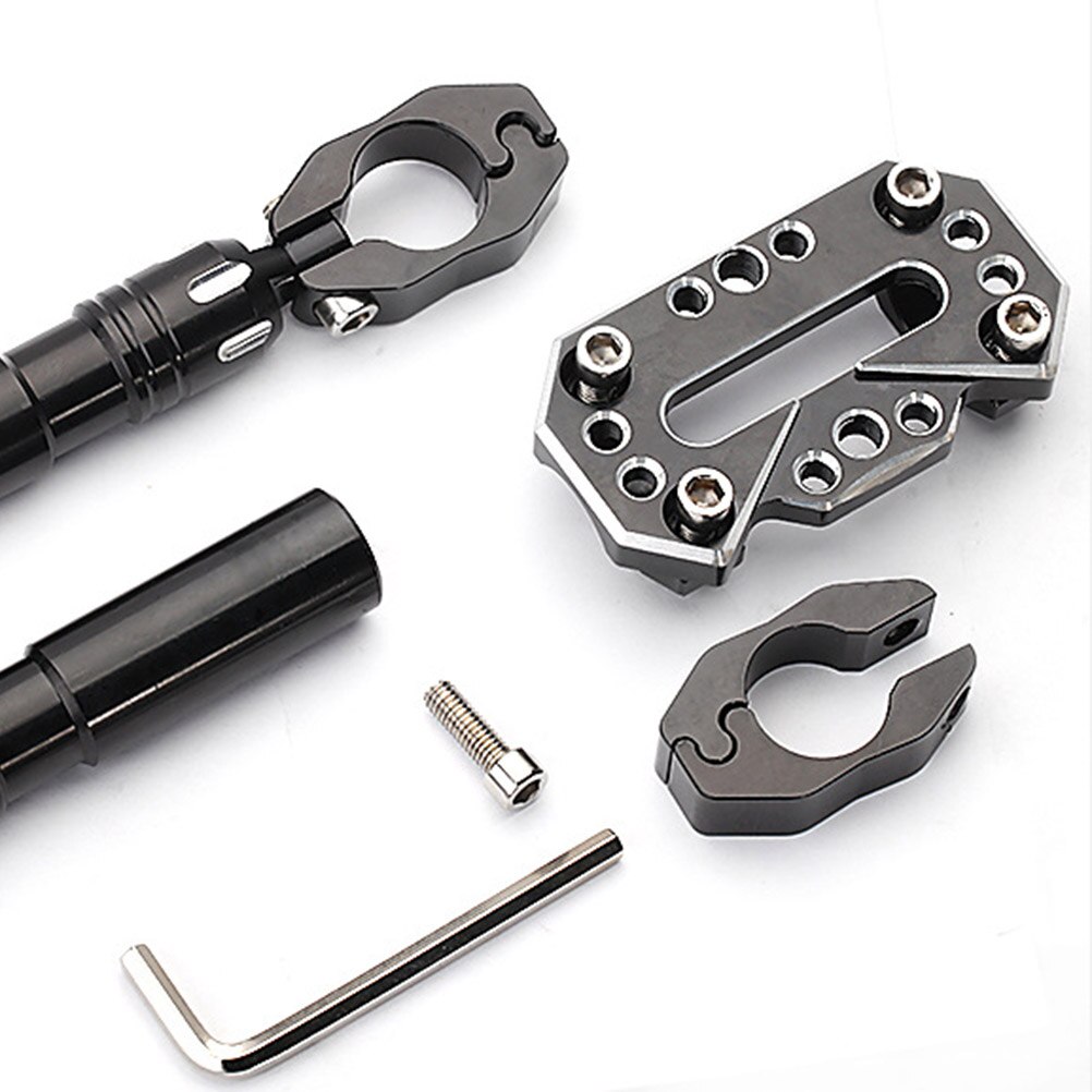 Base de montaje del manillar de la motocicleta del CNC para el cargador mango auxiliar del balancín barra de equilibrio ajustable barra de refuerzo A30