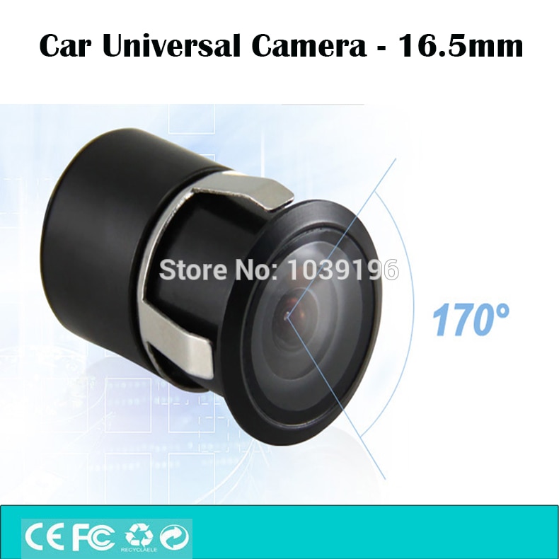 Universele Mini Kleur Reverse Backup Auto Achteruitrijcamera 16.5mm 480 TVL 170 Graden Waterdichte IP67 voor alle auto Modellen