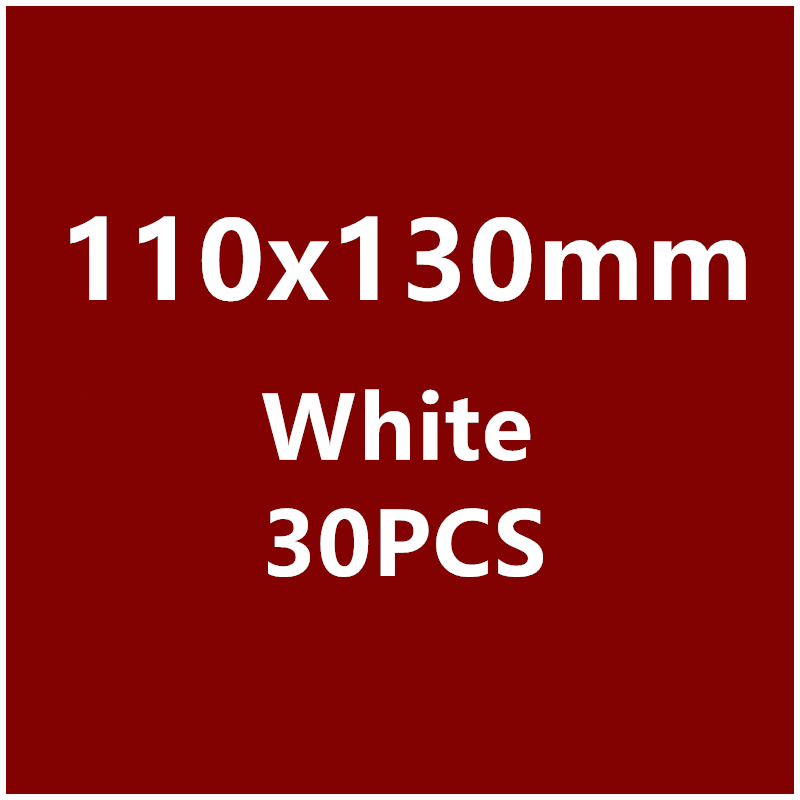 30 PCS Multiple Size White Foam Envelope Bag Mailers Padded Envelope With Bubble Mailing Packaging Bags For Business: 110x130mm 30 PCS