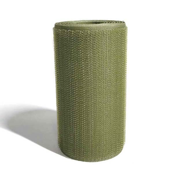 10CM Width velcros no adhesive hook loop fastener tape sewing magic tape sticker velcroing strap couture strip clothing Olive: Only hook