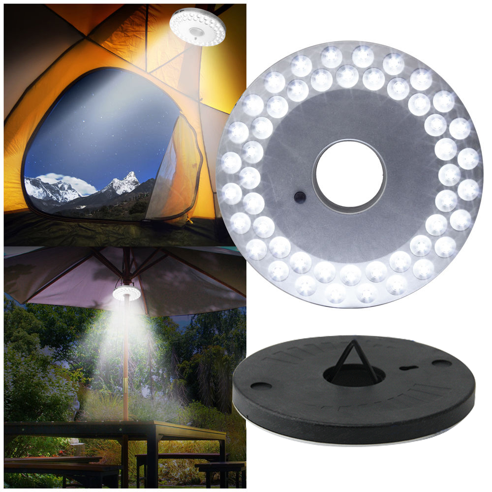 48 LED Garten Regenschirm Lampe 3 Helligkeit Modi Zelt Camping Licht Ich bin Freien Regenschirm Licht Für Terrasse Garten Garten Rasen